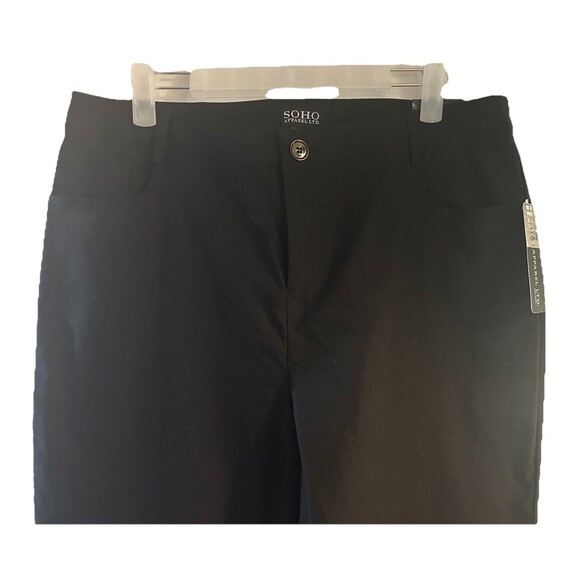 Soho Apparel Classic Workwear Essentials Black Stretch Dress Pants Women’s Sz 12 - Picture 3 of 8